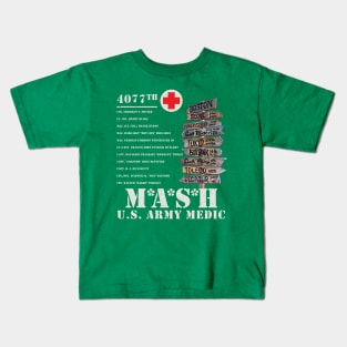 MASH 4077th Signpost Kids T-Shirt